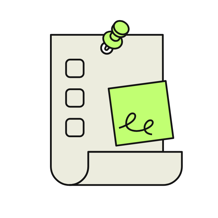 Career checklist illustration
